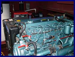A Perkins diesel engine