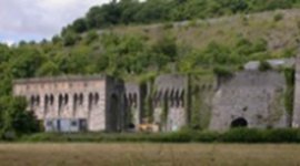 The limekilns at Cilyrychen quarry, Llandybie, built by Richard Kyrke Penson in 1858. Penson also rebuilt Lord Dynevor's stately home of Newton House in Llandeilo between 1856 and 1858.
